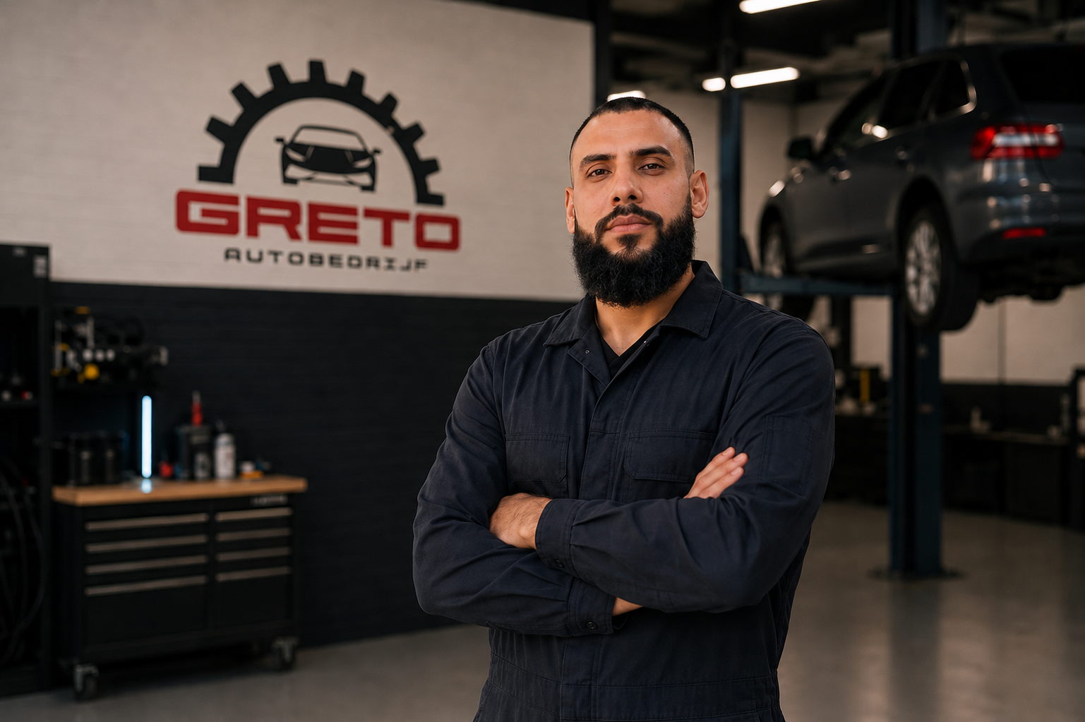 Amar Mutalib, eigenaar van Autobedrijf Greto